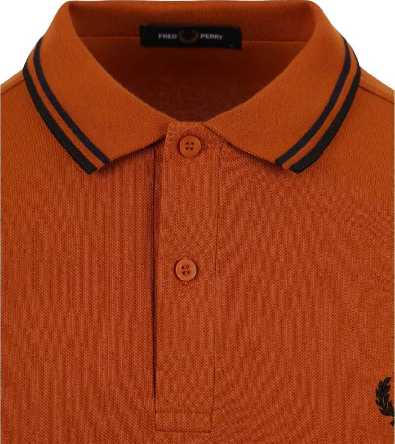 Fred Perry Polo Shirts Oranje Heren