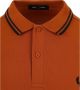 Fred Perry Klassieke Bruine Polo Shirt Brown Heren - Thumbnail 2