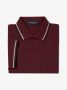 Fred Perry Polo M3600 Bordeaux Rood - Thumbnail 3