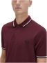 Fred Perry Polo M3600 Bordeaux Rood - Thumbnail 4