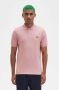 Fred Perry Heren Polo & T-shirt De Eenvoudige Shirt Pink Heren - Thumbnail 3