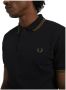 Fred Perry regular fit polo met logo black shadedston - Thumbnail 7