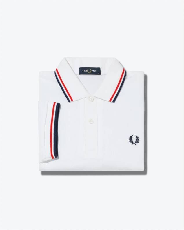 Fred Perry Polo Wit Heren