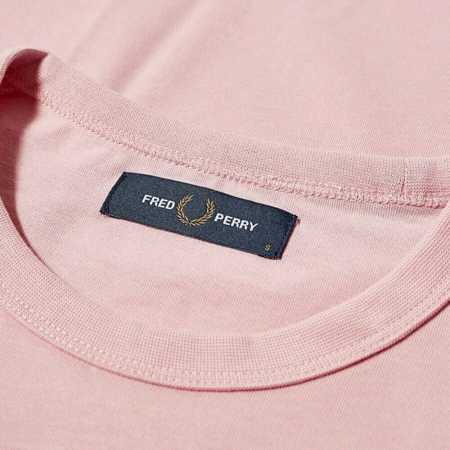 Fred Perry Ringer T-shirt Roze Heren