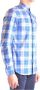Fred Perry Tartan Zakelijk Overhemd Blauw Heren - Thumbnail 2