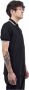 Fred Perry Slim Fit Twin Tipped Polo in Navy Snow White Mar Grass Blue Heren - Thumbnail 15