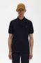 Fred Perry Slim Fit Twin Tipped Polo in Zwart Frans Marineblauw Black Heren - Thumbnail 1