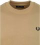 Fred Perry Camel Sweater Crew Neck Sweatshirt - Thumbnail 8