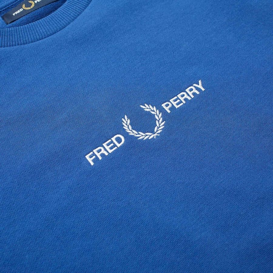 Fred Perry Sweatshirt Blauw Heren