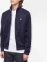 Fred Perry Carbon Blue-S Taped Track Jacket Blauw Heren - Thumbnail 2