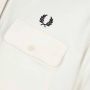 Fred Perry Iconische Half Zip Funnel Neck Sweatshirt Meerkleurig Dames - Thumbnail 2