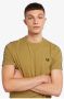 Fred Perry Authentiek geplakte Ringer Tee Yellow Heren - Thumbnail 3
