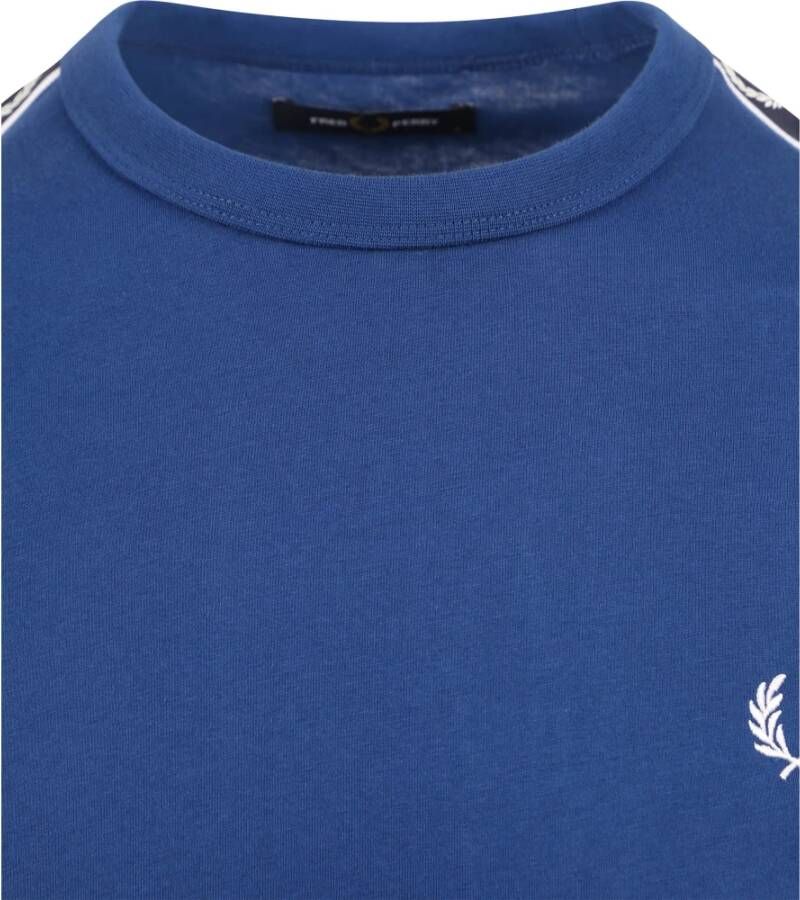 Fred Perry T-Shirt Ringer Mid Blauw Heren