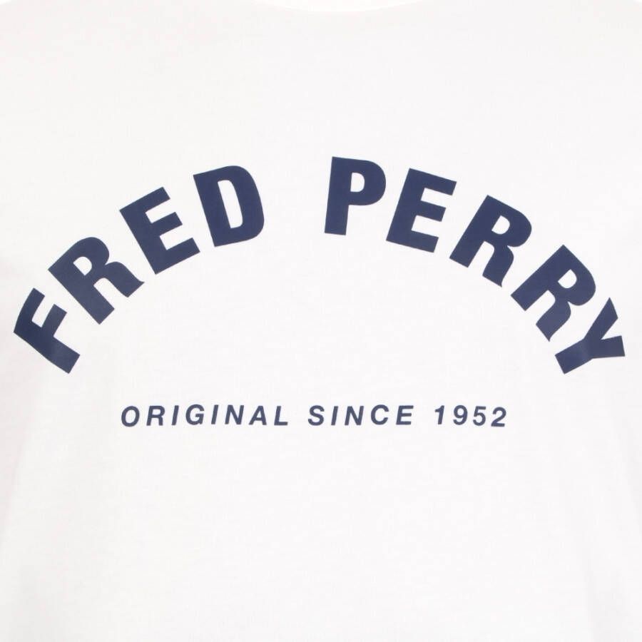 Fred Perry t-shirt Wit Heren