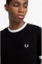 Fred Perry regular fit T-shirt TAPED RINGER T-SHIRT met logo black - Thumbnail 10