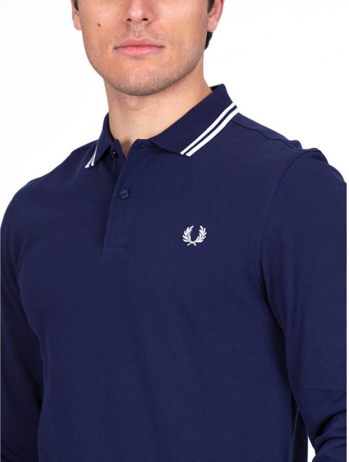 Fred Perry Blauwe Polo Shirts van Blauw Heren