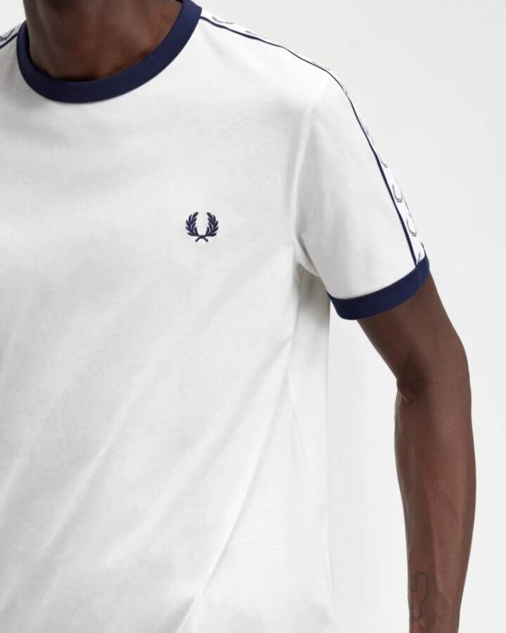 Fred Perry T-Shirts Wit Heren