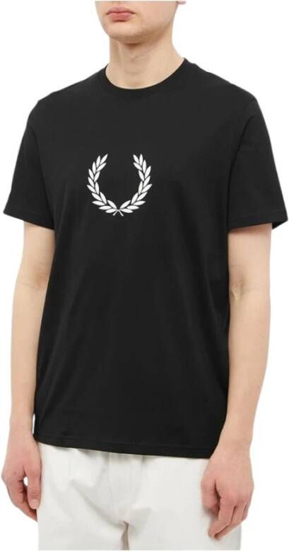 Fred Perry T-Shirts Zwart Heren