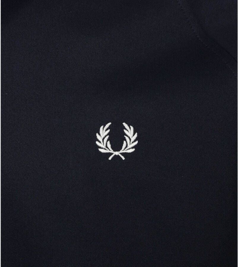 Fred Perry Taped Track Jacket Carbon Blauw Heren