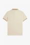 Fred Perry Klassieke Twin Tipped Polo Shirt Beige Heren - Thumbnail 2