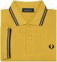 Fred Perry regular fit polo Twin tipped met contrastbies gold - Thumbnail 3
