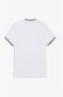 Fred Perry Twin Tipped Ronde Hals T-Shirt White Heren - Thumbnail 1