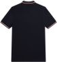 Fred Perry Twin Tipped Short Sleeve Polo Shirt Heren Navy- Heren Navy - Thumbnail 2
