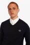 Fred Perry Zwarte Sweaters Stijl Model Naam Black Heren - Thumbnail 2