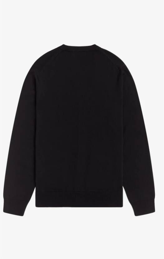 Fred Perry Zwarte Sweaters Stijl Model Naam Zwart Heren