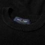 Fred Perry Bemanning Kroon Gebreide Trui Zwart Heren - Thumbnail 2