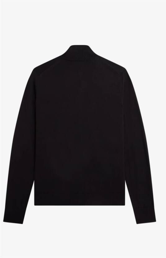 Fred Perry Zwarte Sweaters Stijl Model Naam Zwart Heren