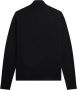 Fred Perry Zwarte Sweatshirt met Ritssluiting en Geborduurd Logo Zwart Heren - Thumbnail 2