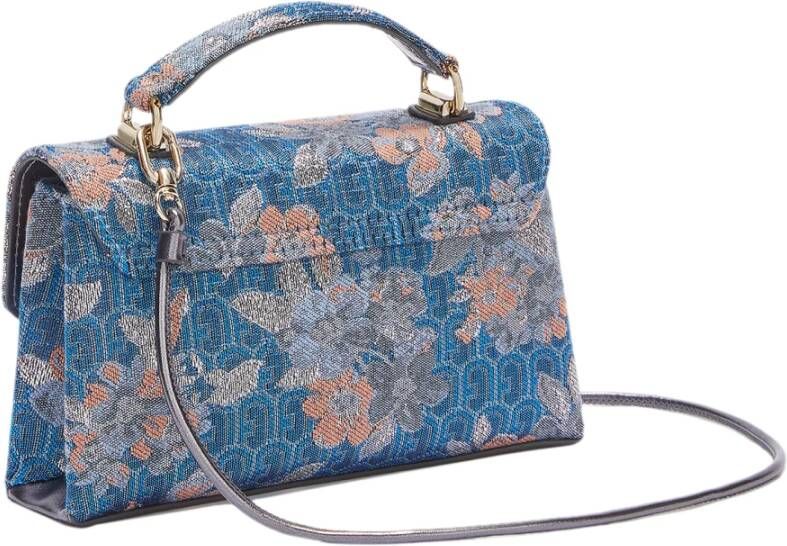 Furla Elegante Teatro Jacquard Mini Tas Blue Dames