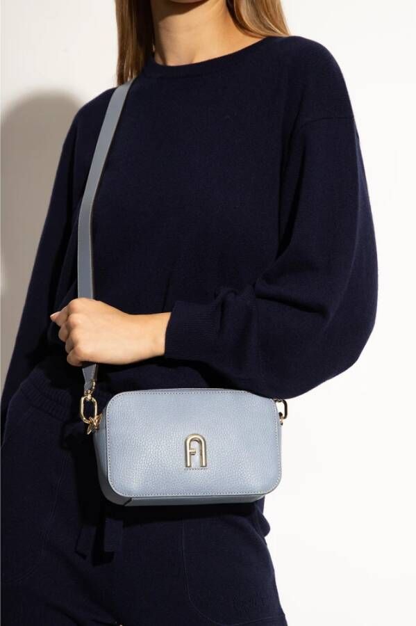 Furla Mini Crossbody Tas van Korrelig Kalfsleer Beige Dames - Foto 4