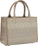Furla Totes Opportunity S Tote Tessuto Jacquard Ricicl in beige - Thumbnail 7