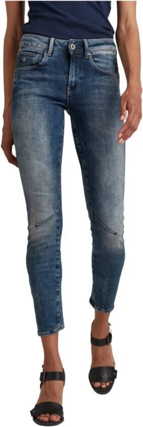 G-Star Dames skinny jeans boog 3D Blauw Dames