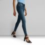 G-Star Raw Super skinny fit jeans met viscose model 'Lynn' - Thumbnail 9
