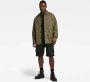 G-Star RAW Oversized Camp Overshirt Groen Heren - Thumbnail 3