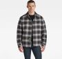 G-Star Overshirt- GS Check Grijs Heren - Thumbnail 2