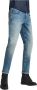 G-Star Raw Lichtblauwe Straight Leg Jeans 3301 Regular Tapered - Thumbnail 12