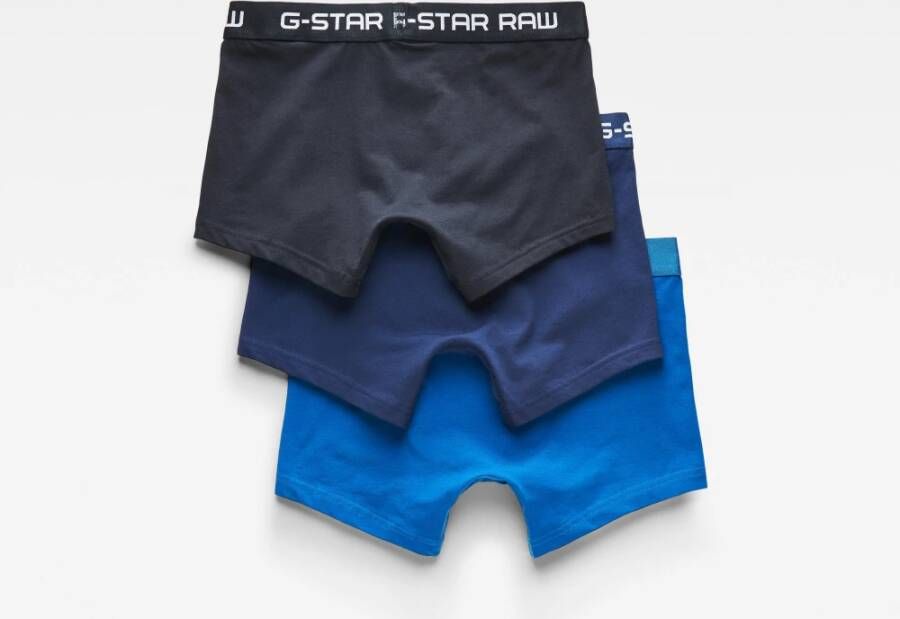 G-Star Set van 3 boxers Classic trunk clr Blauw Heren