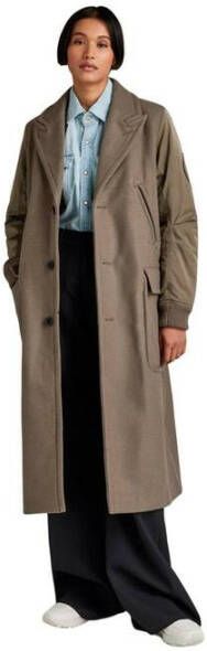 G-Star Single-Breasted Coats Bruin Dames