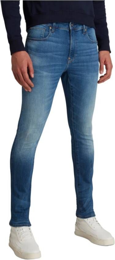 G-Star Skinny jeans Revend Blauw Heren