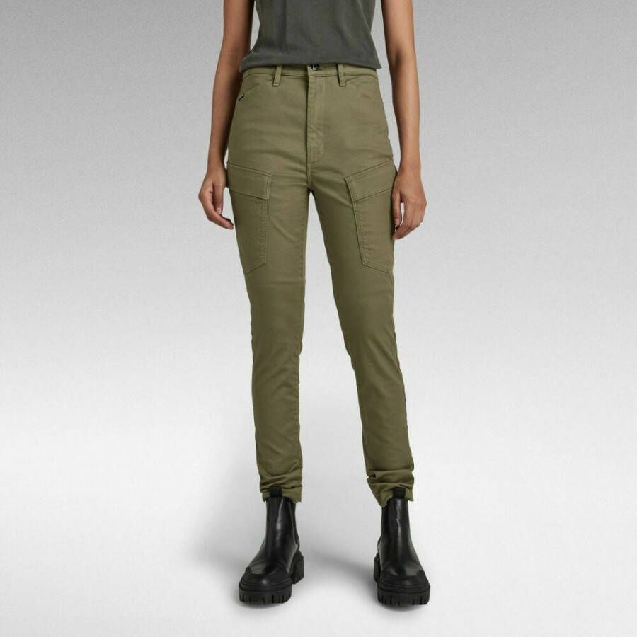 G-Star Slim-fit Trousers Groen Dames