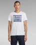 G-Star Raw T-shirt van katoen met labeldetail model 'Bandana' - Thumbnail 6