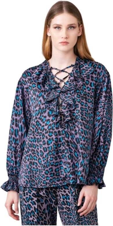 Gaëlle Paris Blouses Paars Dames