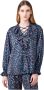 Gaëlle Paris Lange Mouw Blouse Multicolor Dames - Thumbnail 2