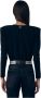 Gaëlle Paris V-Hals Body Con Jurk Black Dames - Thumbnail 2