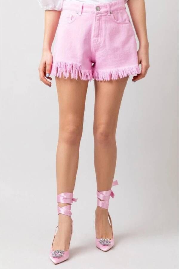 Gaëlle Paris Casual Shorts Roze Dames