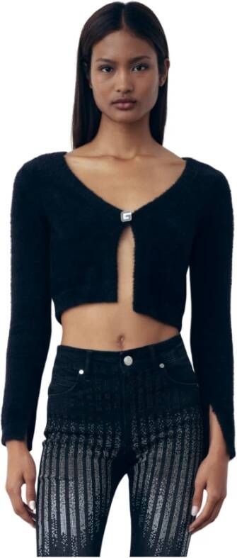 Gaëlle Paris Geknipte Cardigan Zwart Dames